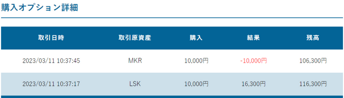 一瞬で以下のように決済されます。