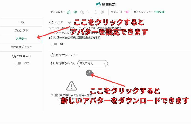 アバターの活用