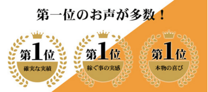 ランキングで第１位